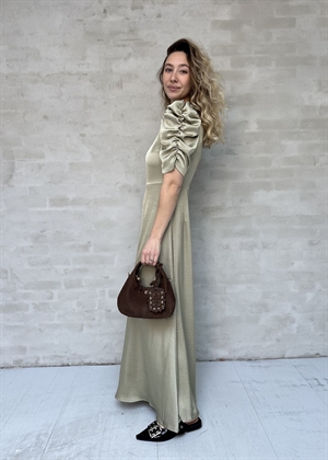 Benuti solid kjole Light Green Neo Noir 